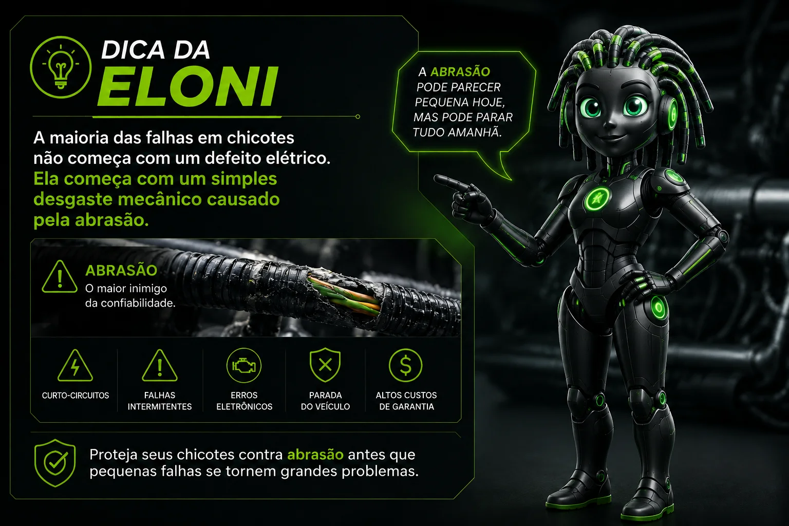 Dica da Eloni — A abrasão é o maior inimigo da confiabilidade